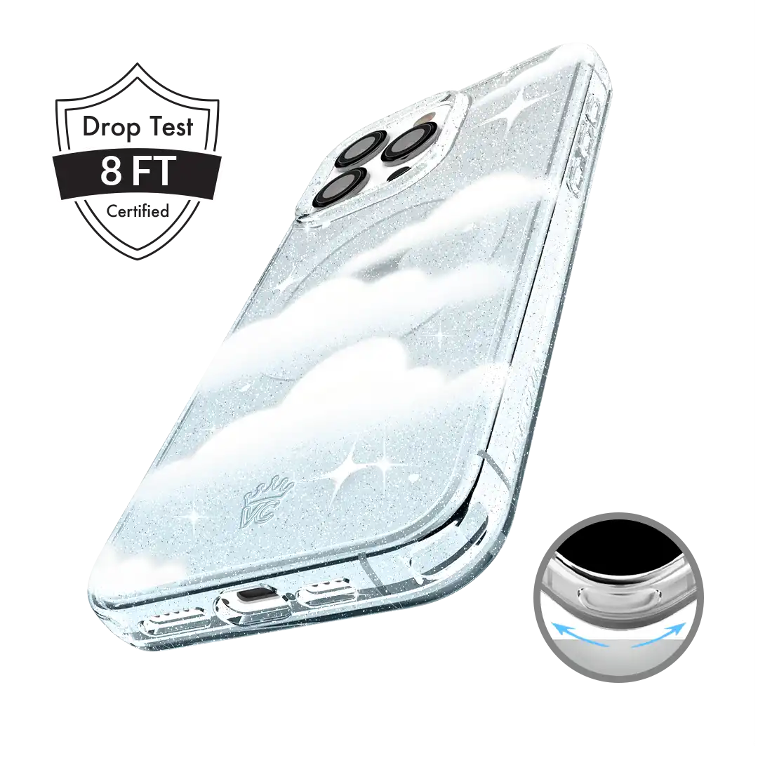 In the Clouds Stardust iPhone Case