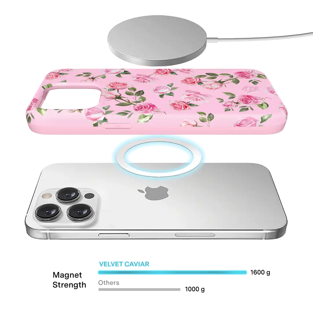 Baby Pink Roses iPhone Case