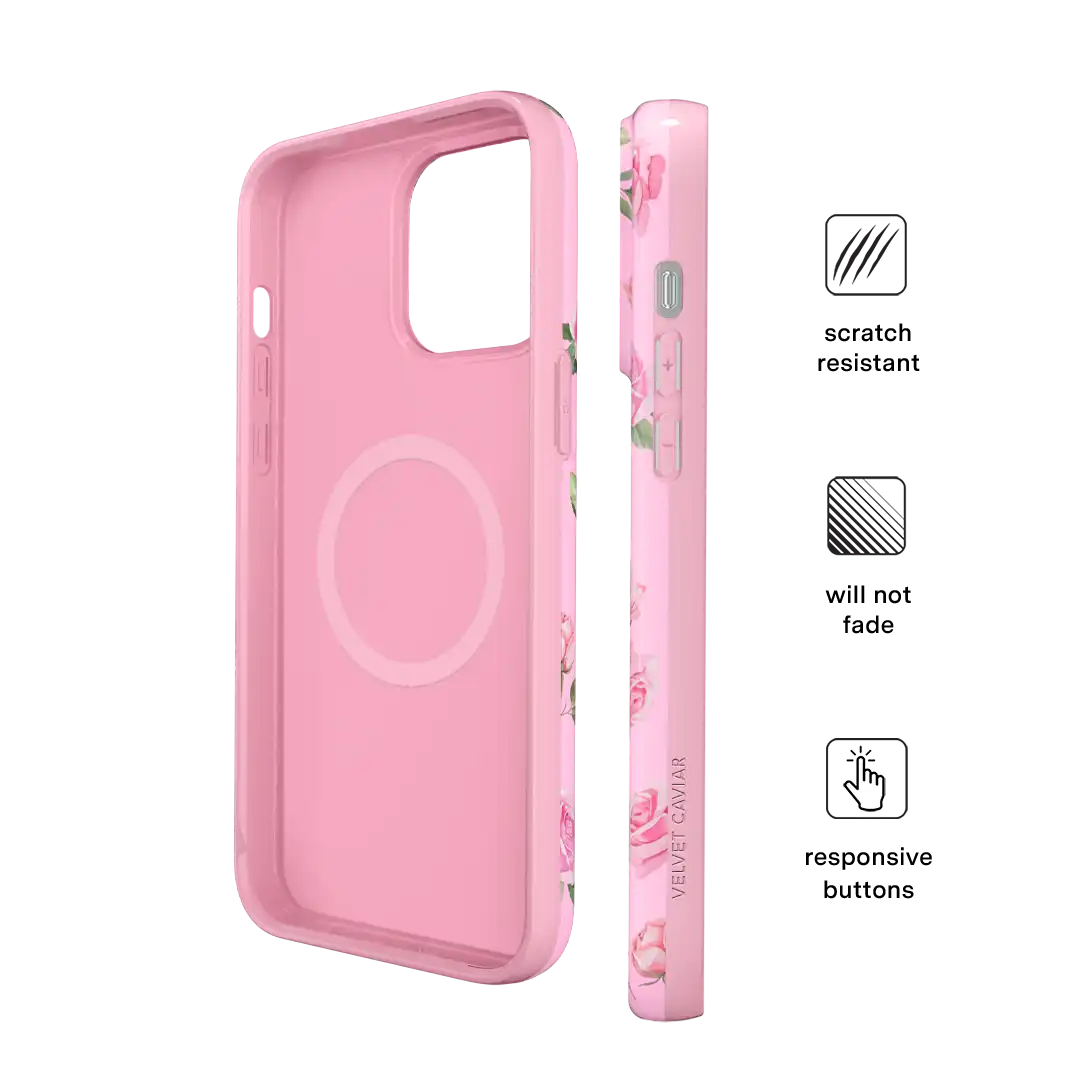 Baby Pink Roses iPhone Case