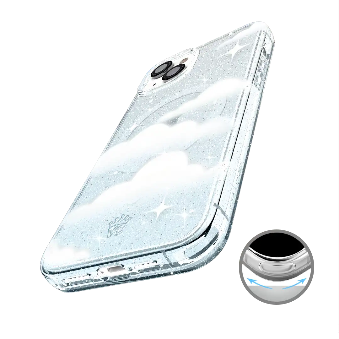 In the Clouds Stardust iPhone Case