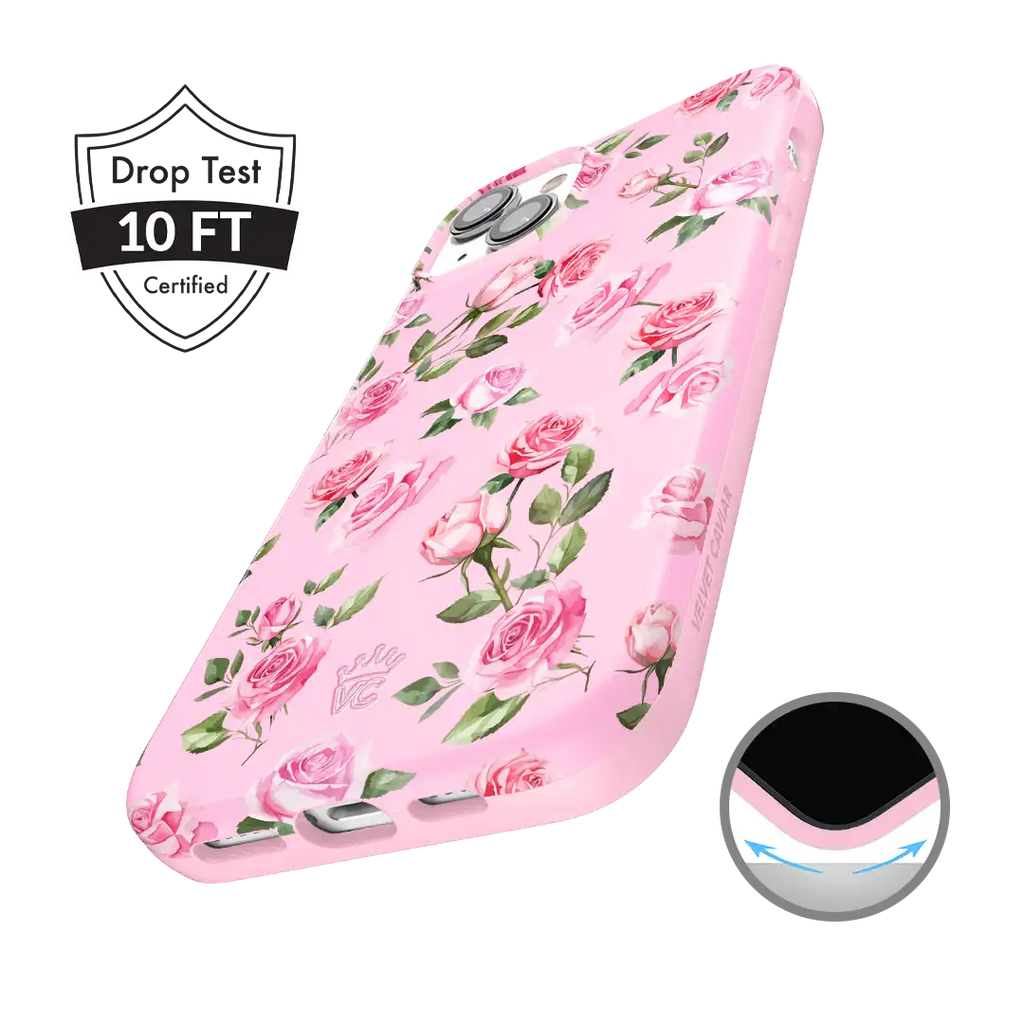 Baby Pink Roses iPhone Case