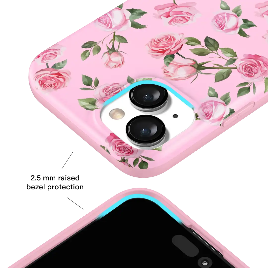 Baby Pink Roses iPhone Case