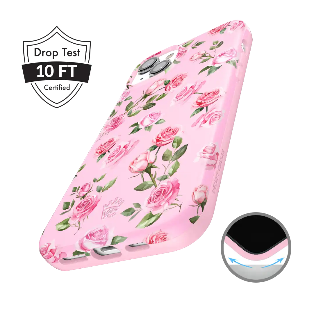 Baby Pink Roses iPhone Case