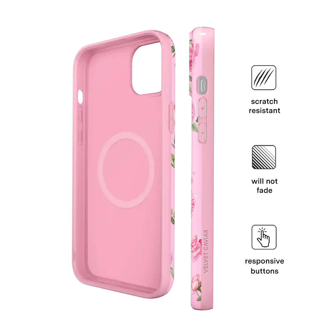 Baby Pink Roses iPhone Case