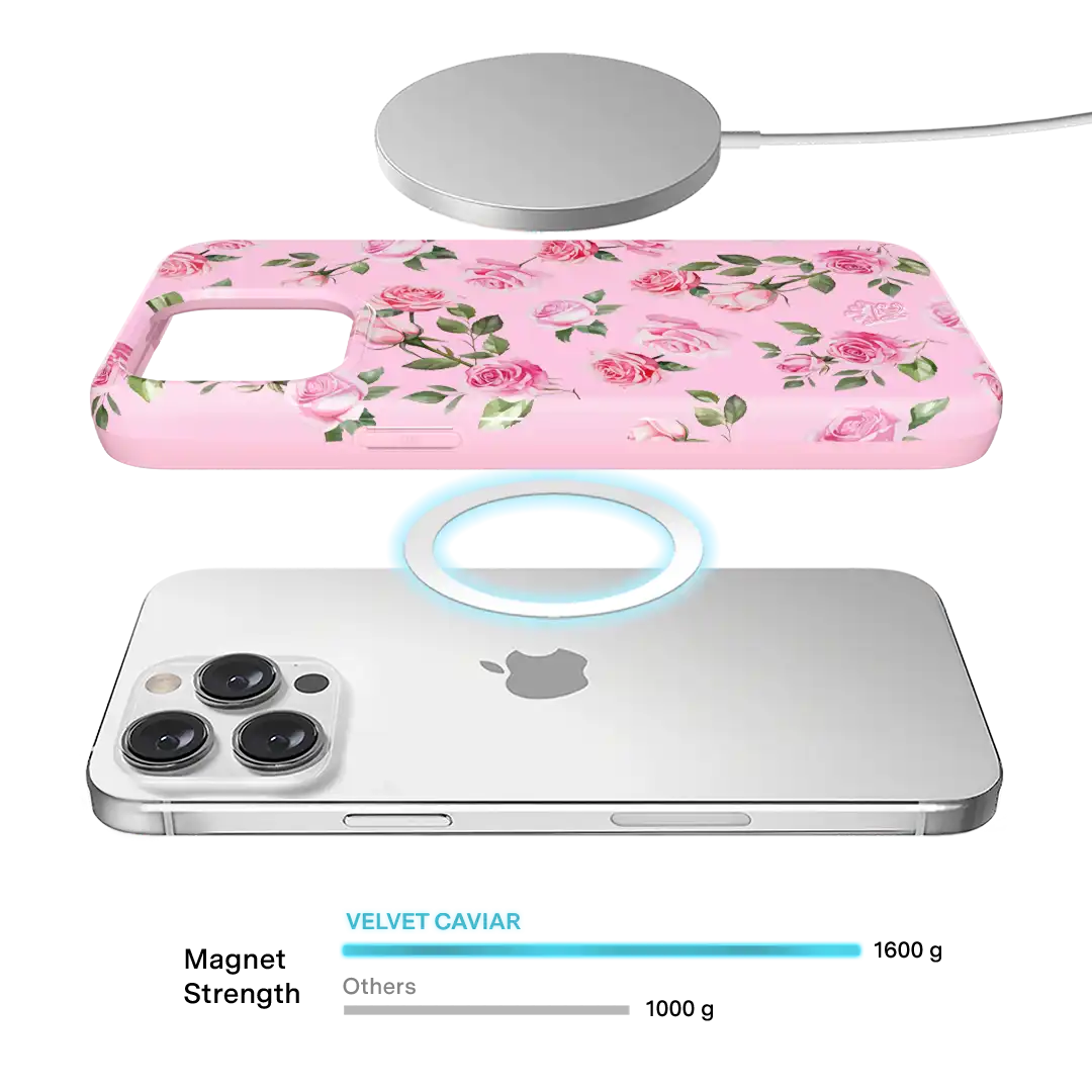 Baby Pink Roses iPhone Case
