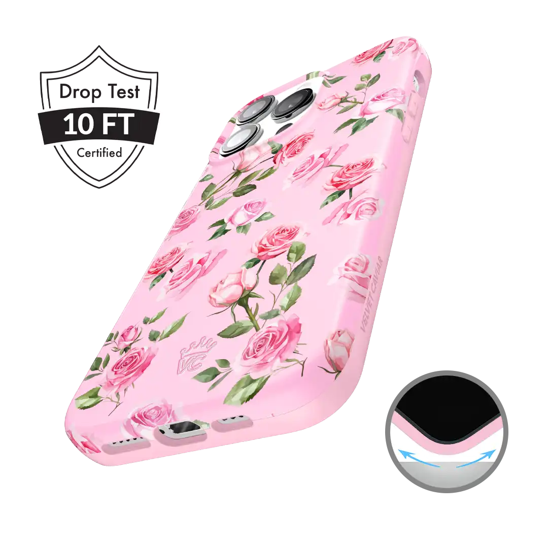 Baby Pink Roses iPhone Case