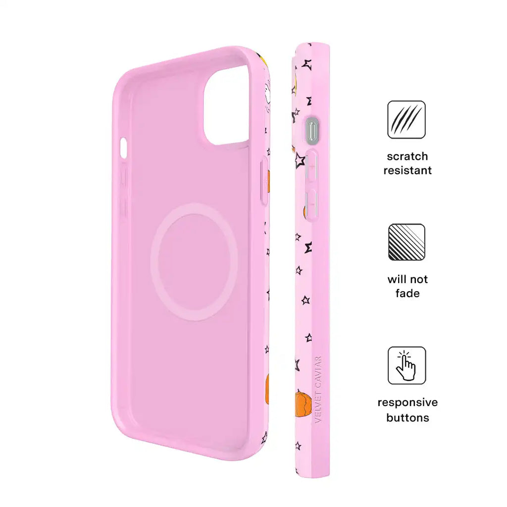Snoopy Pink Pumpkins iPhone Case