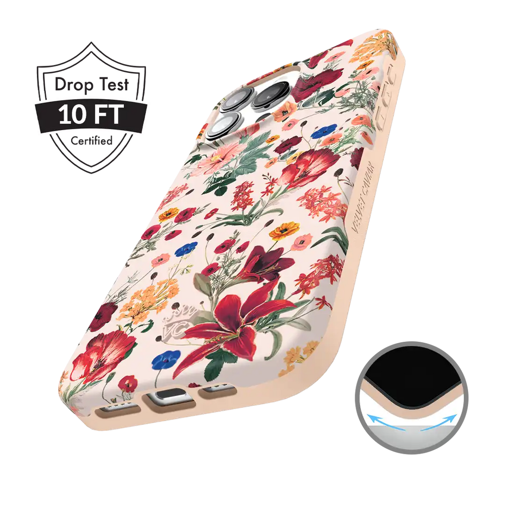 Nude Vintage Floral iPhone Case