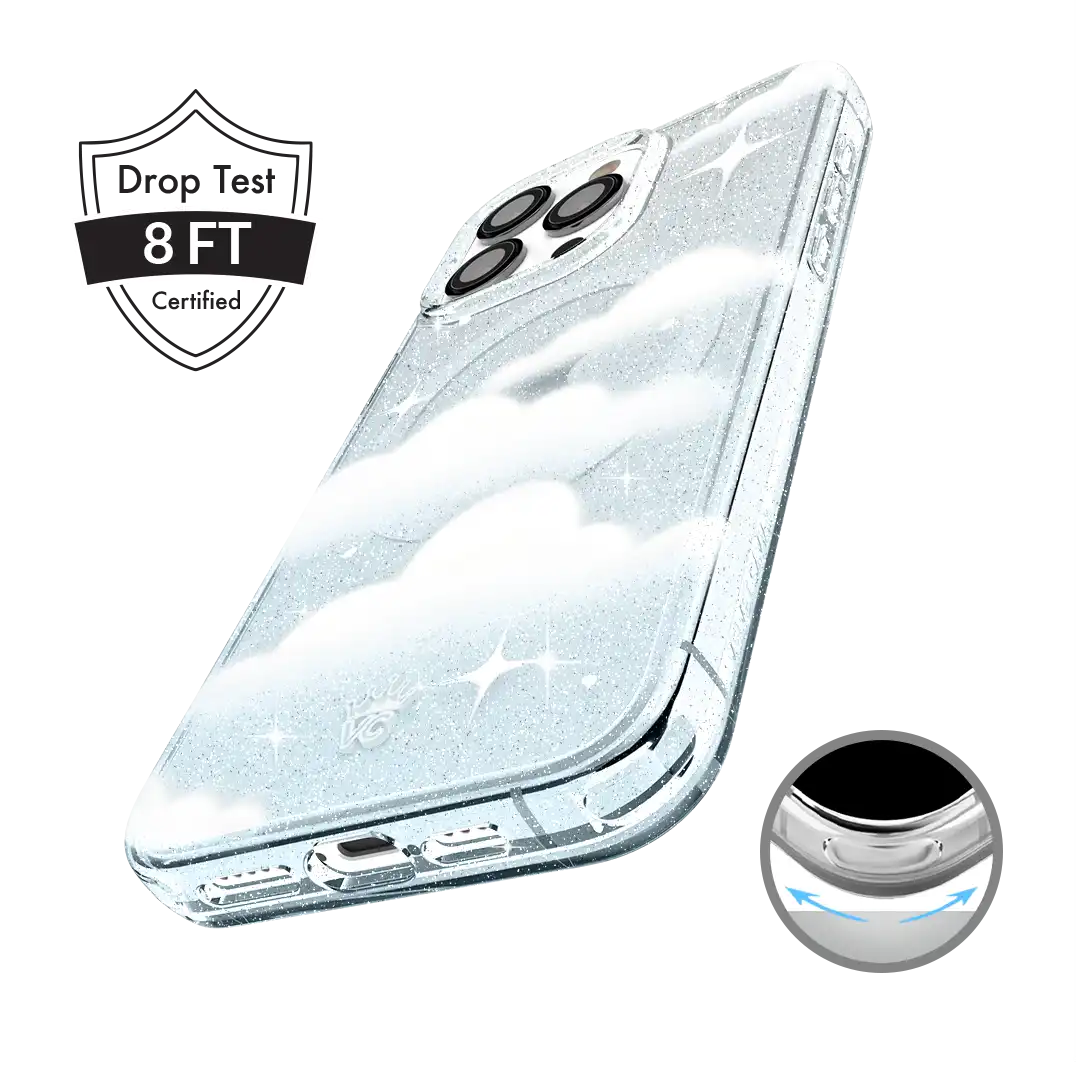 In the Clouds Stardust iPhone Case