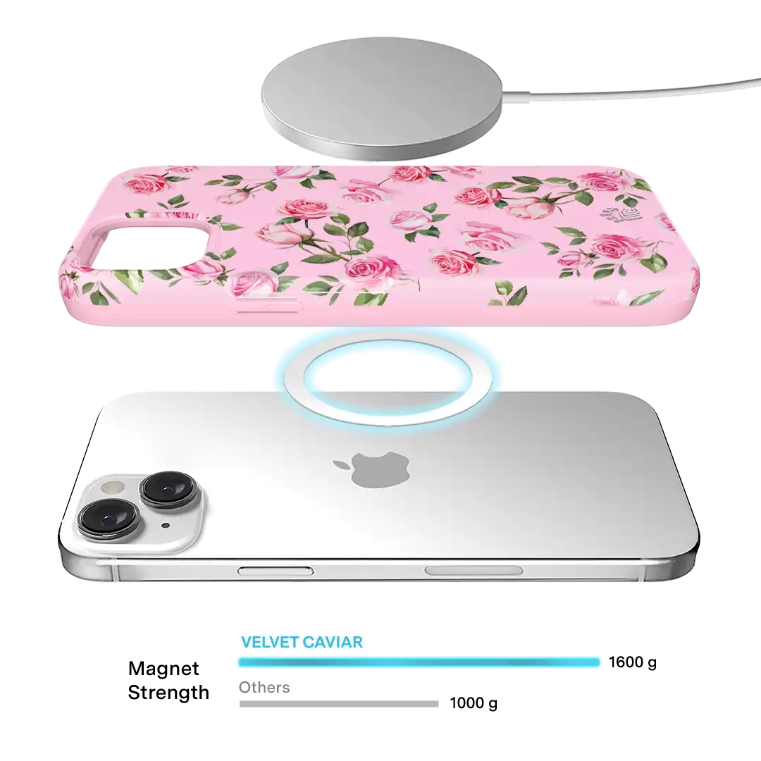 Baby Pink Roses iPhone Case