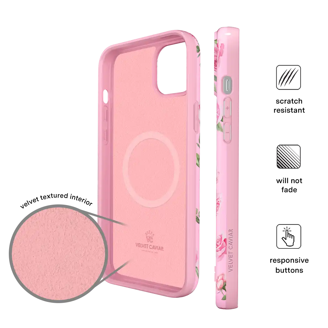 Baby Pink Roses iPhone Case