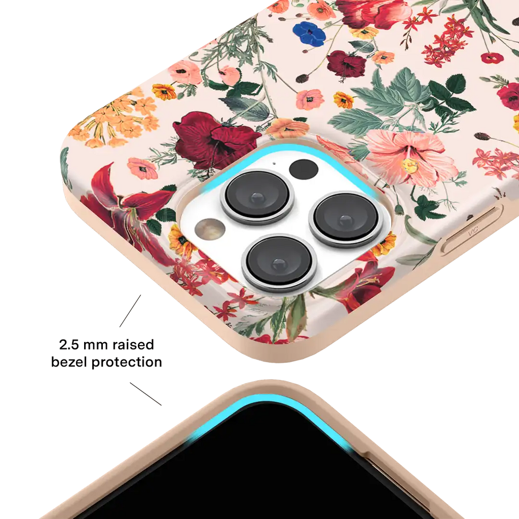 Nude Vintage Floral iPhone Case