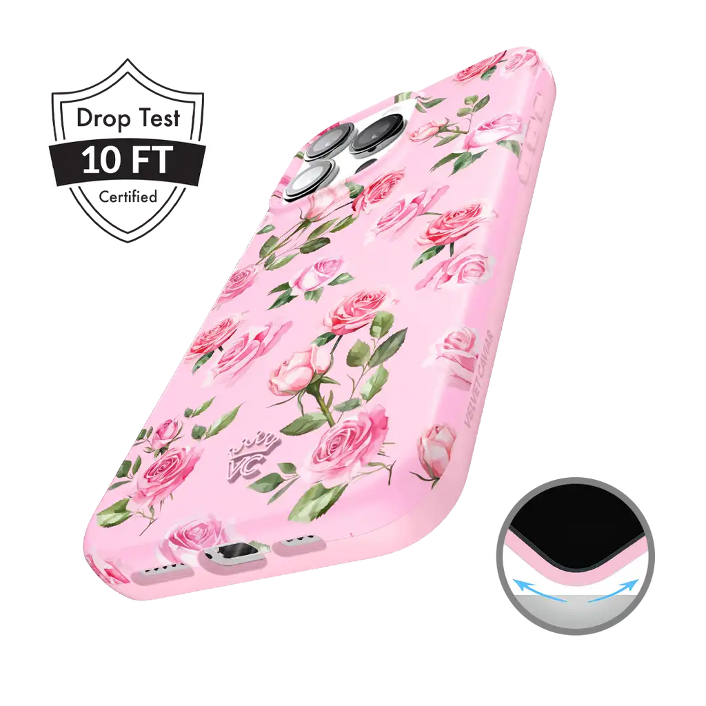 Baby Pink Roses iPhone Case