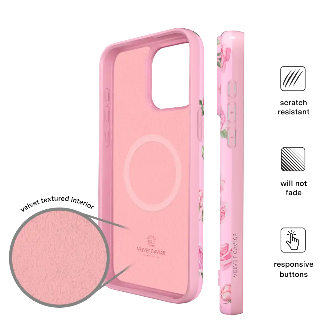Baby Pink Roses iPhone Case