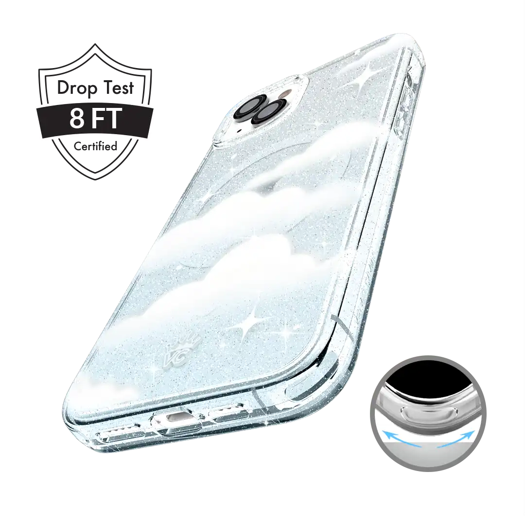In the Clouds Stardust iPhone Case
