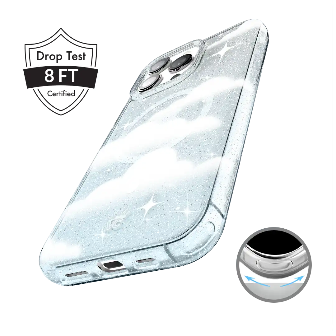 In the Clouds Stardust iPhone Case