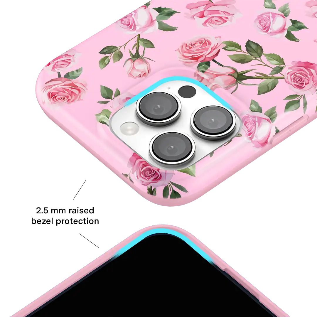 Baby Pink Roses iPhone Case