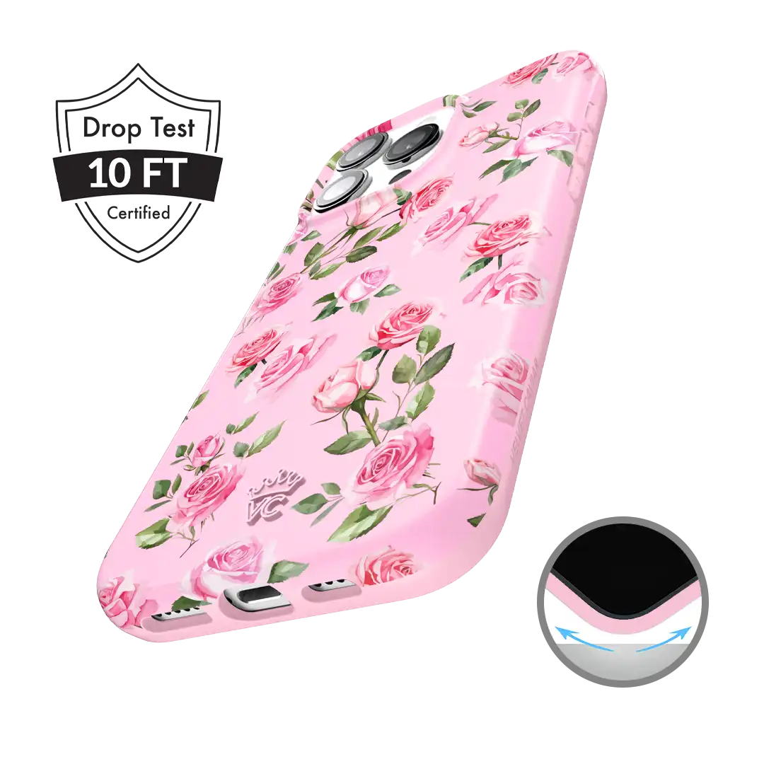 Baby Pink Roses iPhone Case