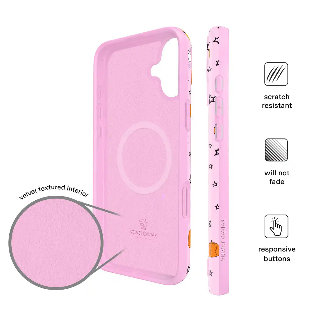 Snoopy Pink Pumpkins iPhone Case