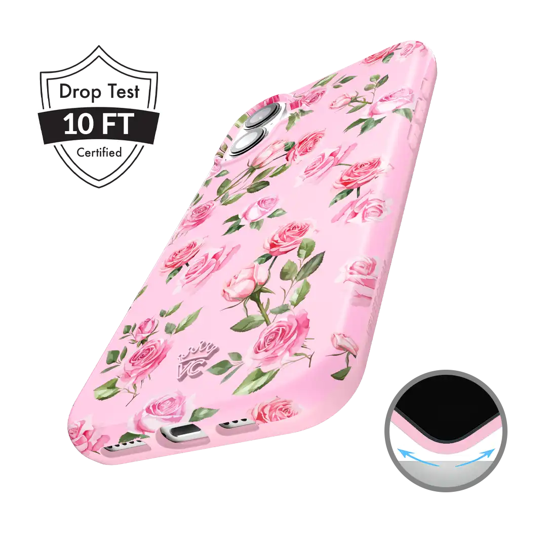 Baby Pink Roses iPhone Case