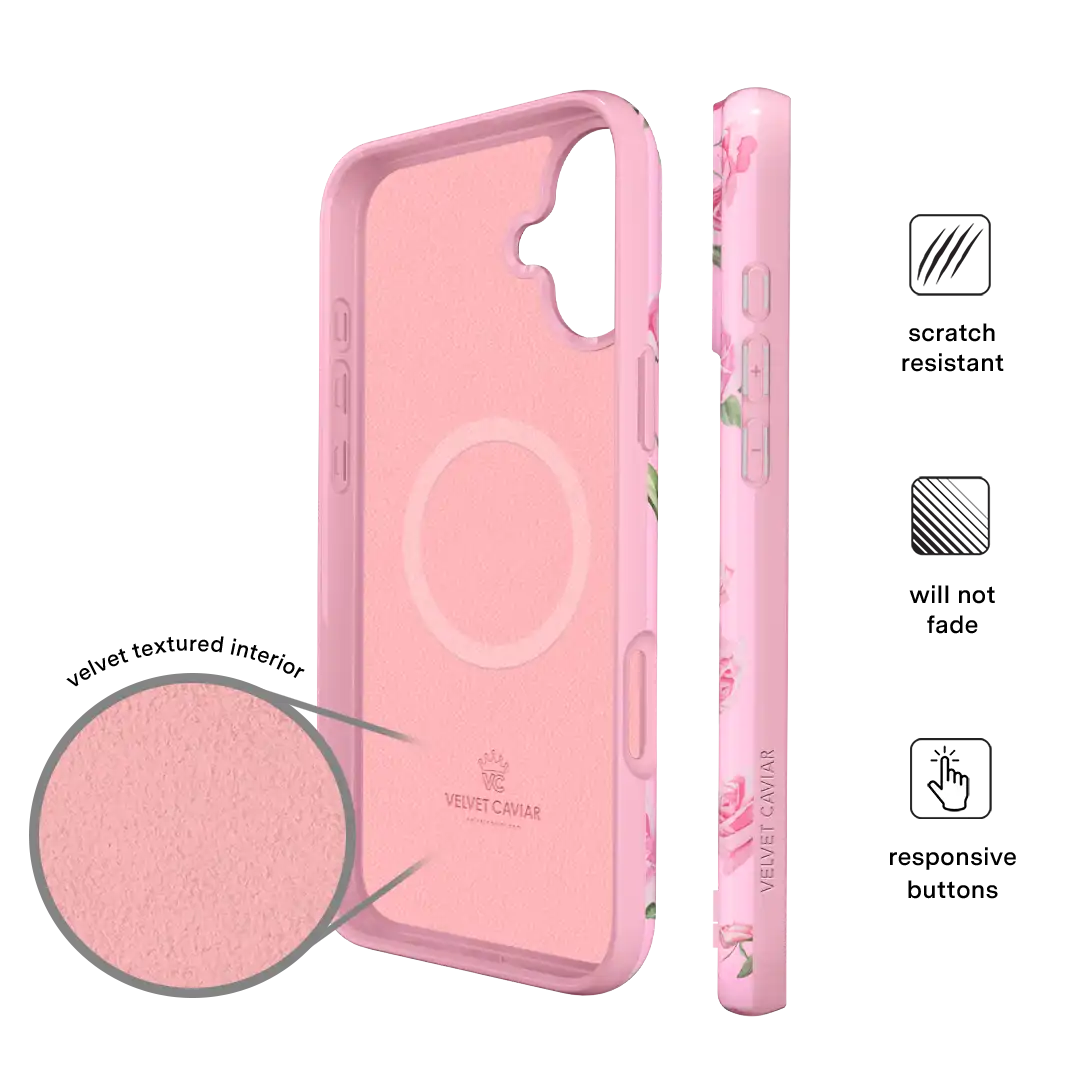 Baby Pink Roses iPhone Case