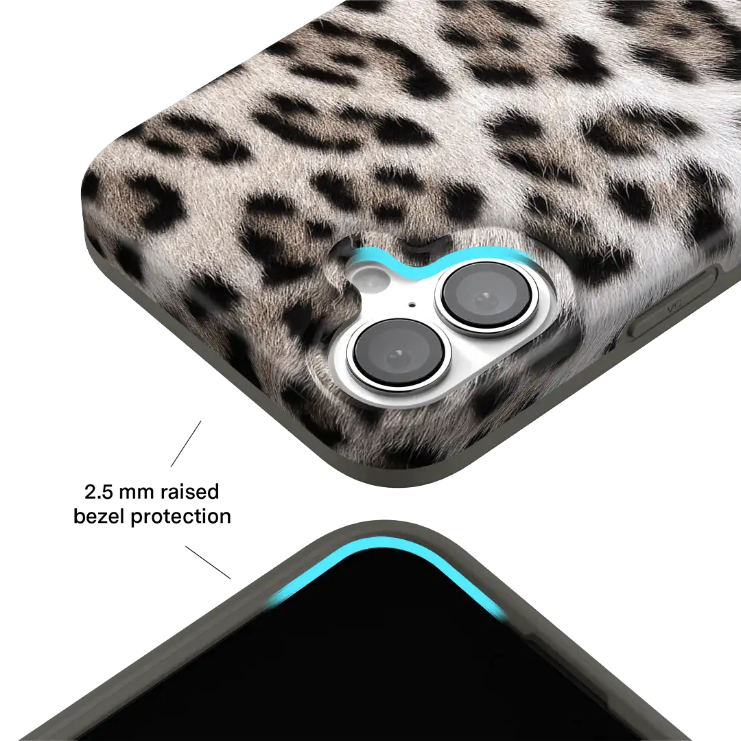 Arctic Leopard iPhone Case