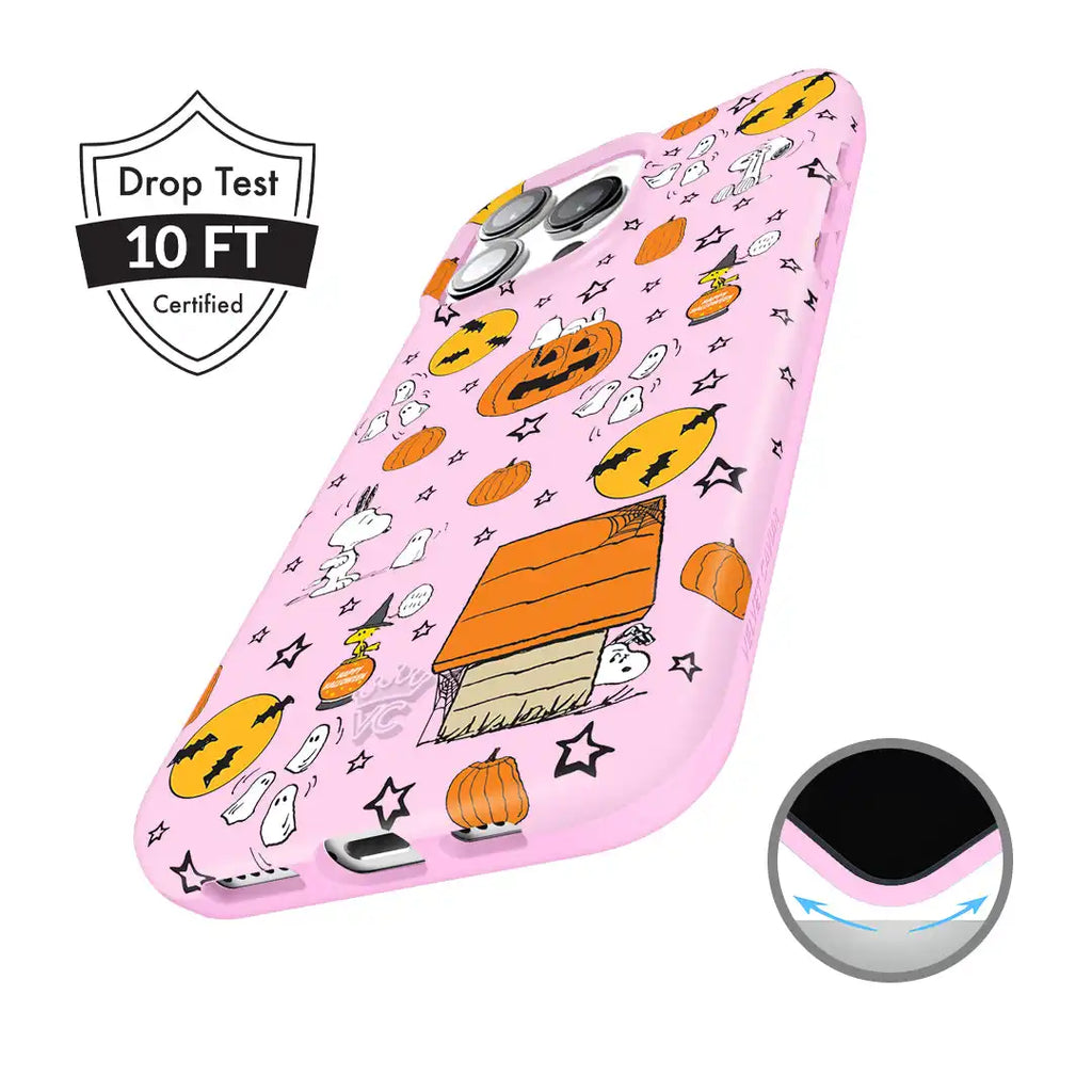 Snoopy Pink Pumpkins iPhone Case
