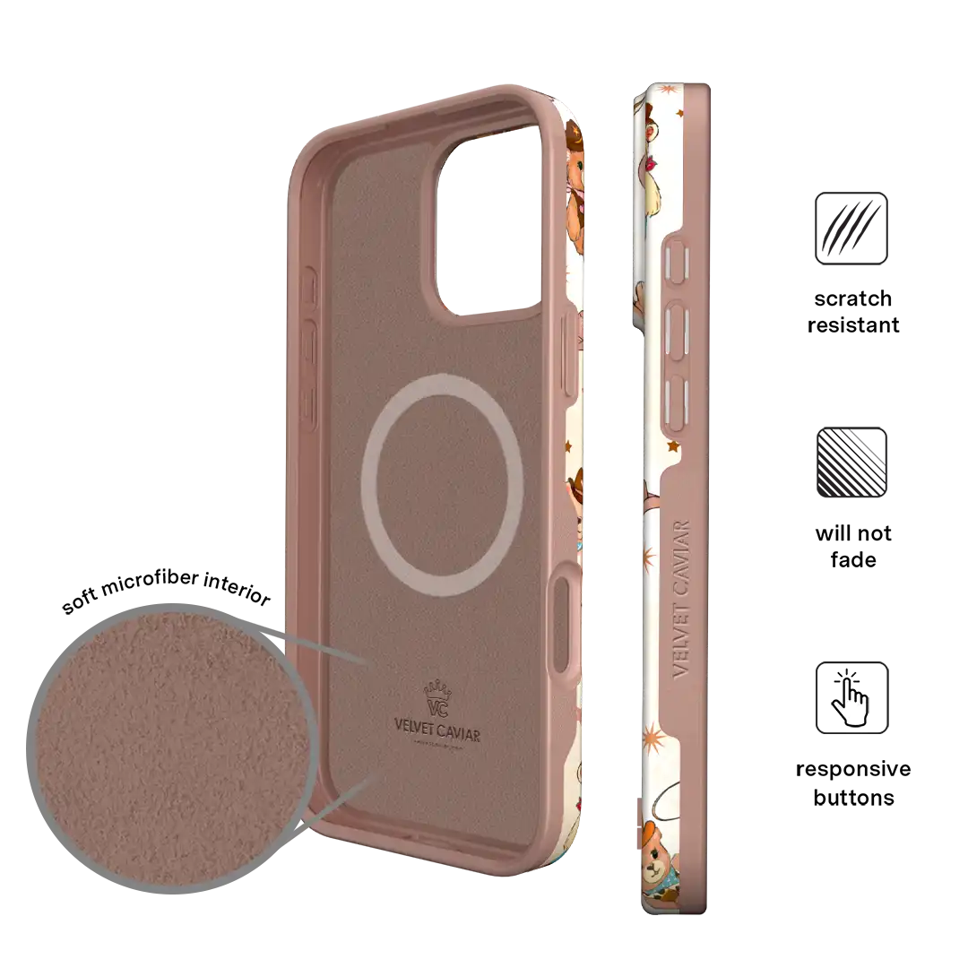 Cowboy Teddy iPhone Case