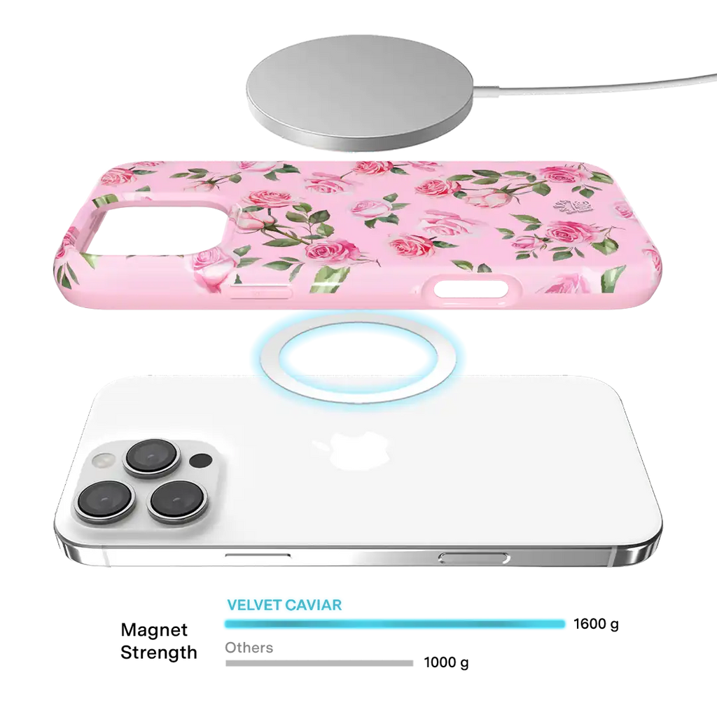 Baby Pink Roses iPhone Case