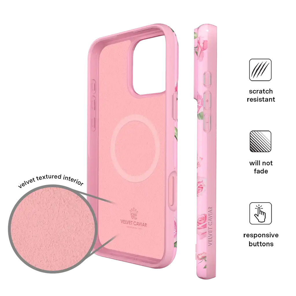 Baby Pink Roses iPhone Case