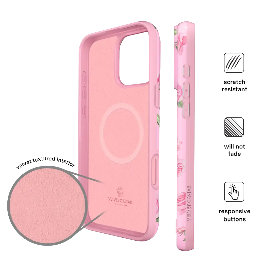 Baby Pink Roses iPhone Case
