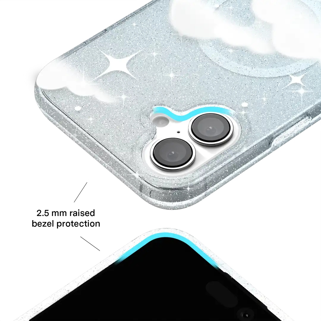 In the Clouds Stardust iPhone Case