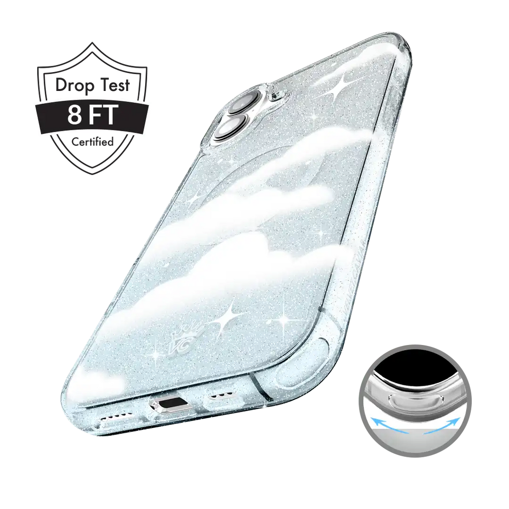 In the Clouds Stardust iPhone Case