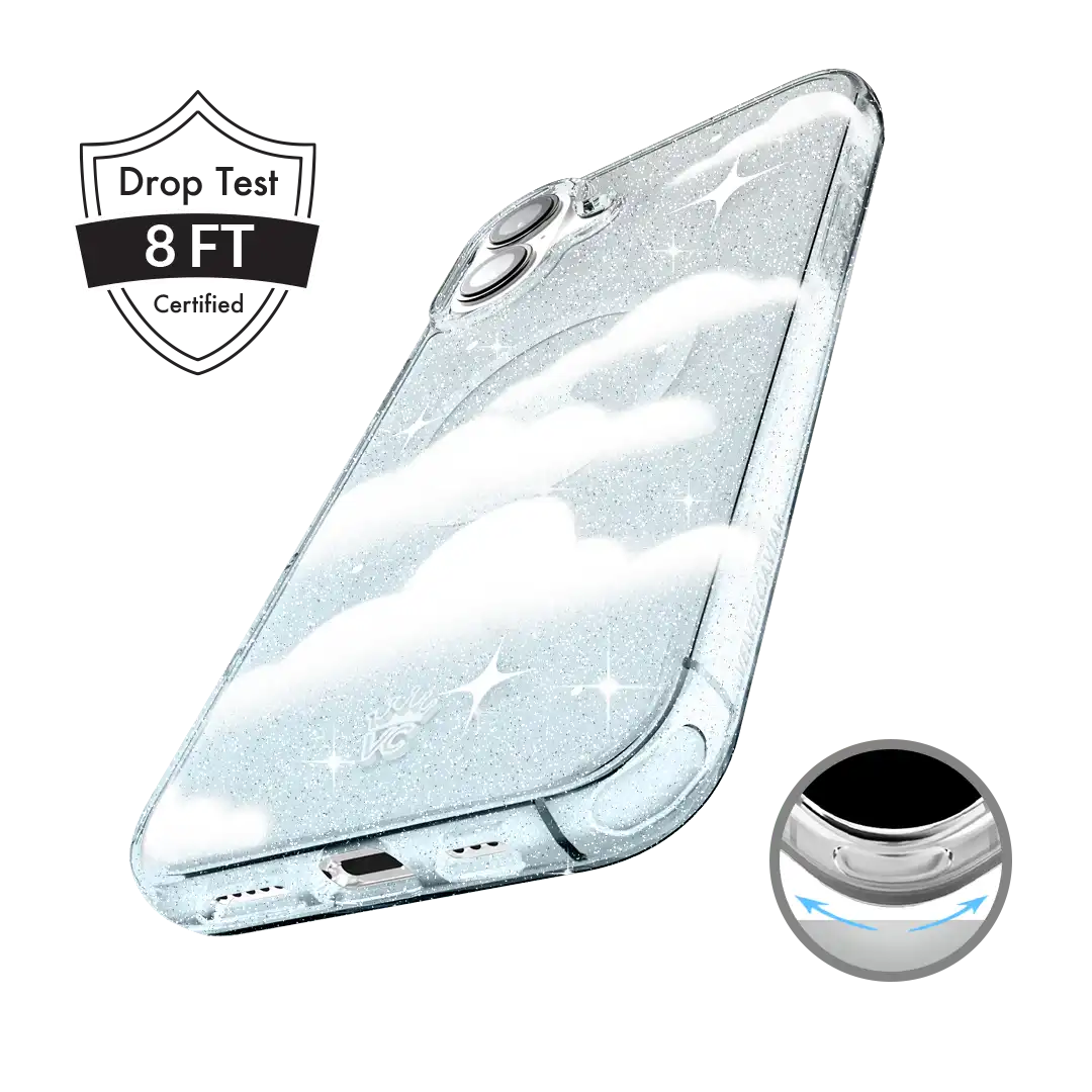 In the Clouds Stardust iPhone Case