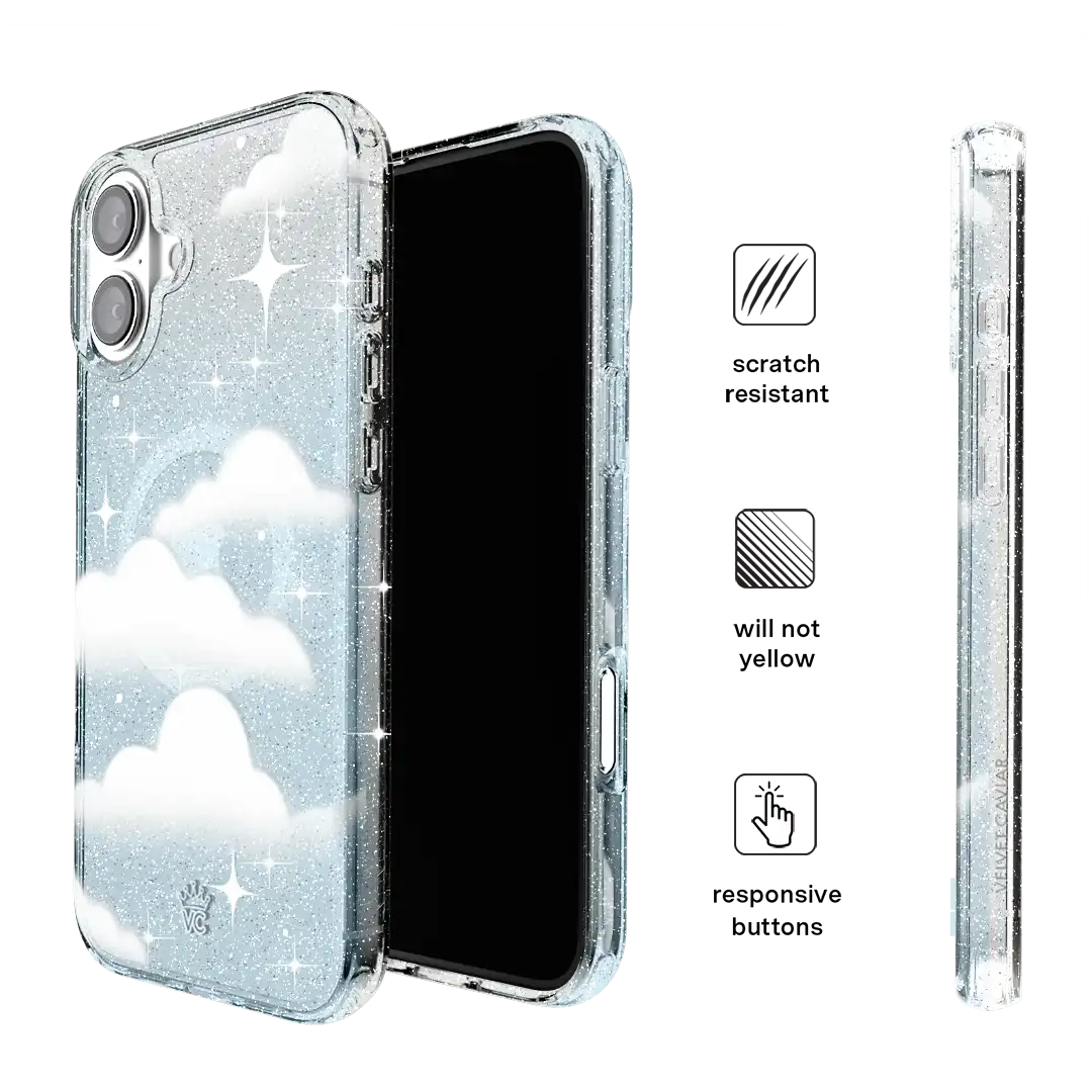 In the Clouds Stardust iPhone Case