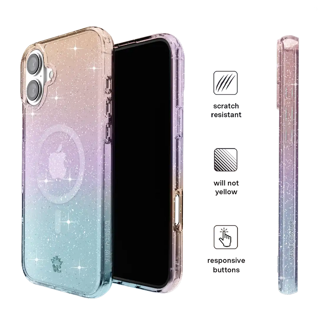 Ombre Stardust Glitter iPhone Case