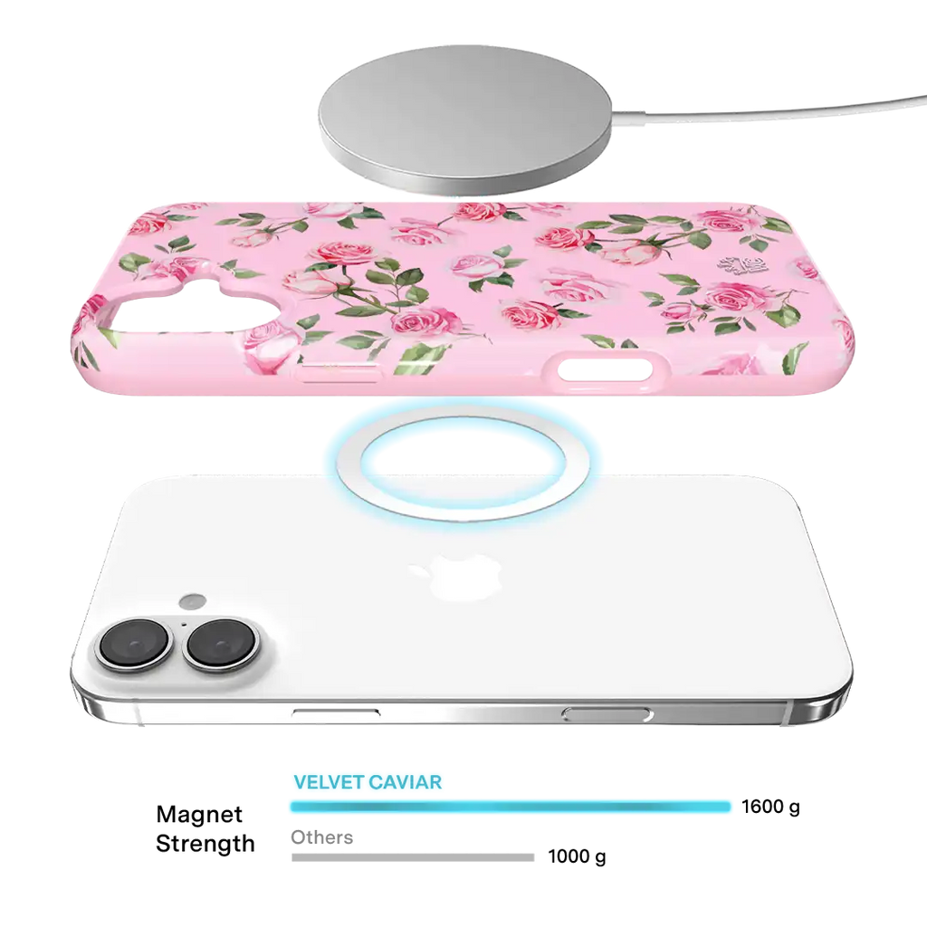 Baby Pink Roses iPhone Case
