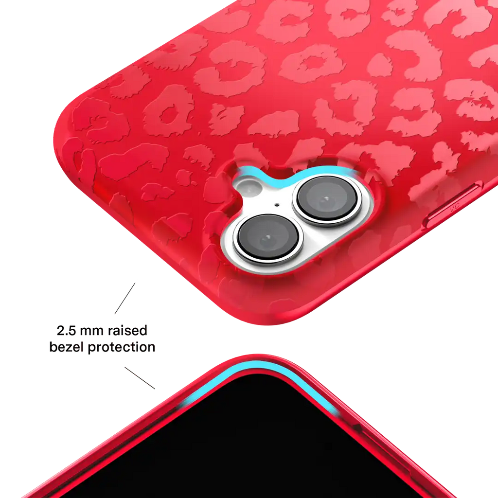 Red Hot Leopard iPhone Case