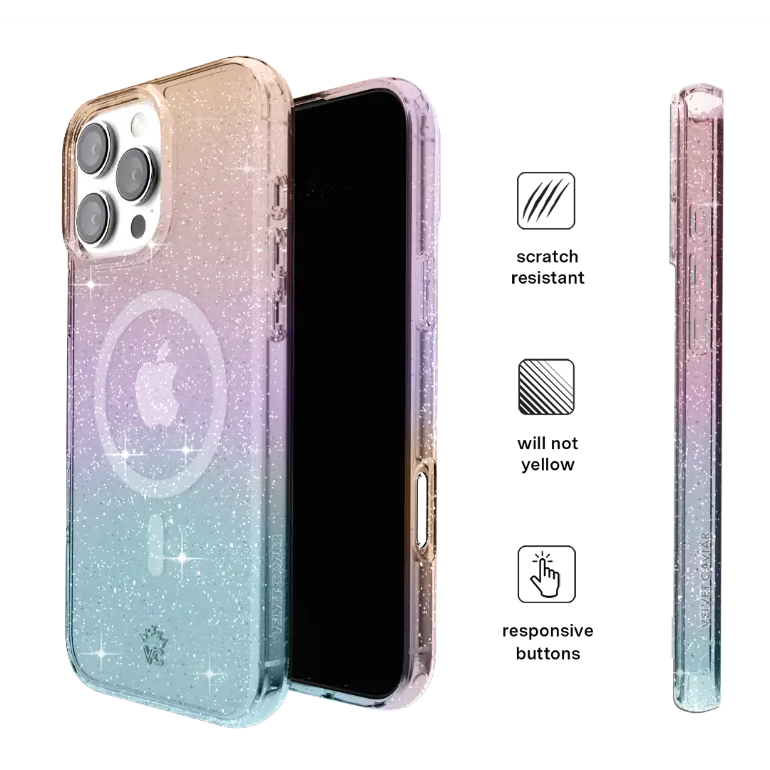 Ombre Stardust Glitter iPhone Case