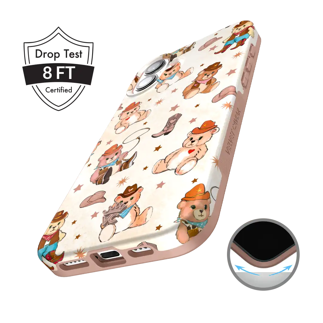 Cowboy Teddy iPhone Case
