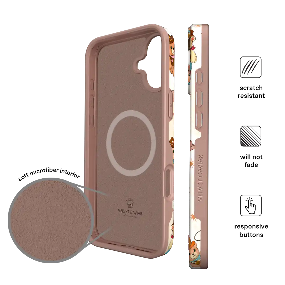 Cowboy Teddy iPhone Case