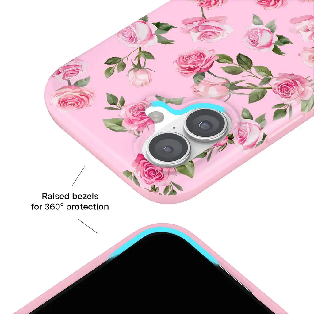 Baby Pink Roses iPhone Case