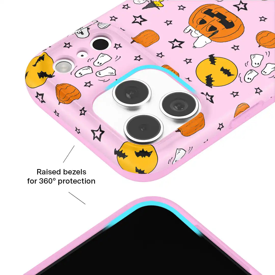 Snoopy Pink Pumpkins iPhone Case