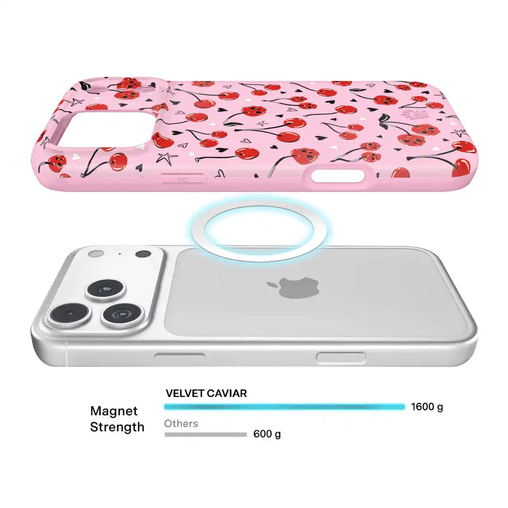 Sour Cherry Skulls iPhone Case