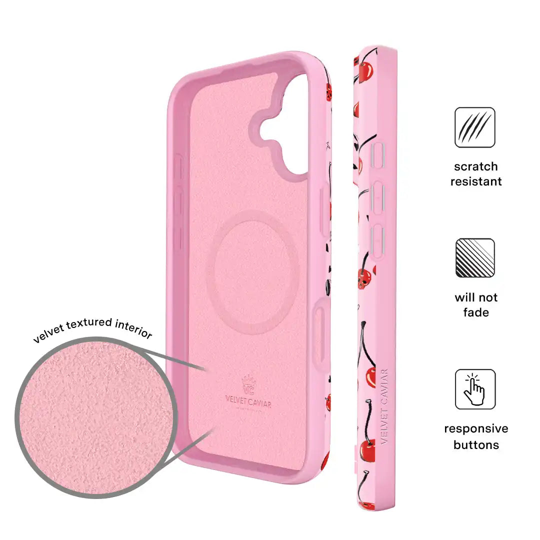 Sour Cherry Skulls iPhone Case