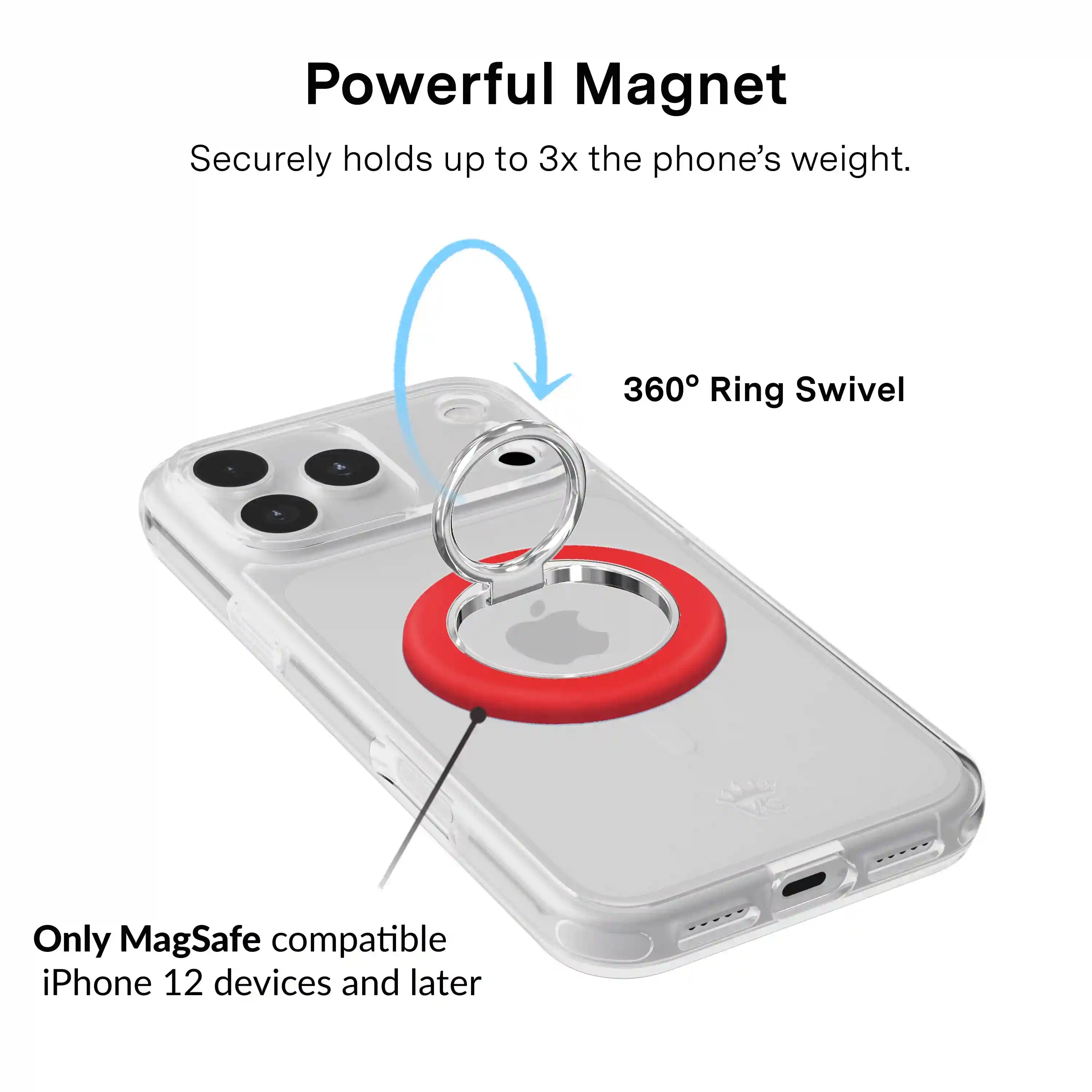 Hot Girl Red MagSafe Grip Ring