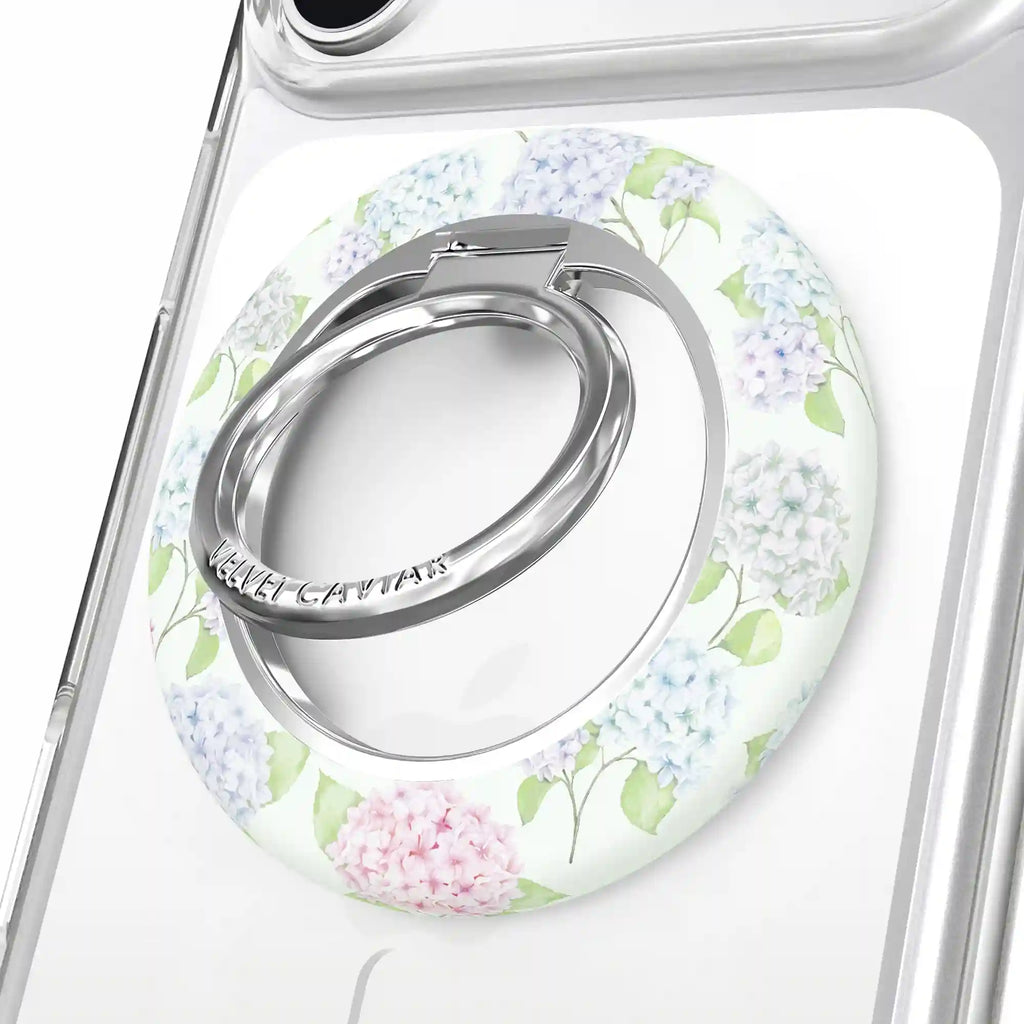 Hydrangea Floral MagSafe Grip Ring