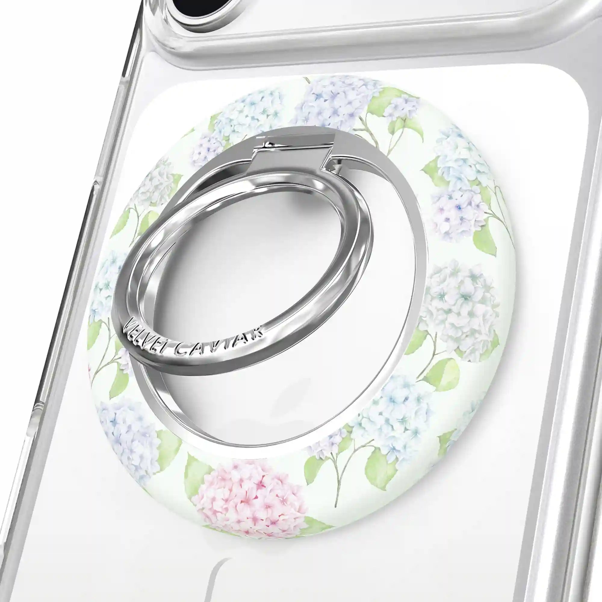 Hydrangea Floral MagSafe Grip Ring