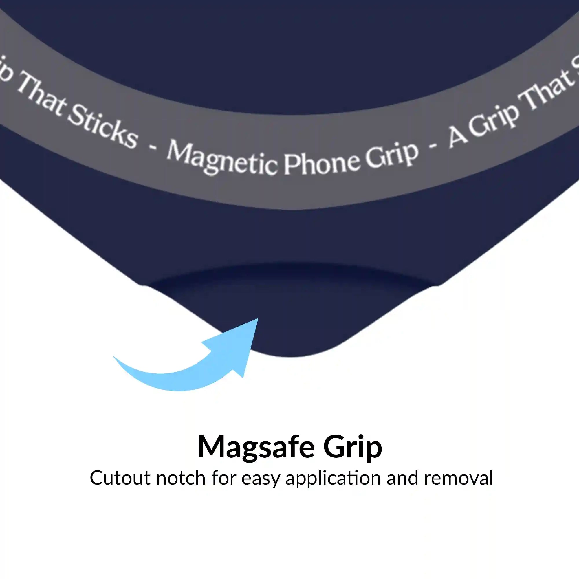 Admiral Navy Heart MagSafe MightyGrip