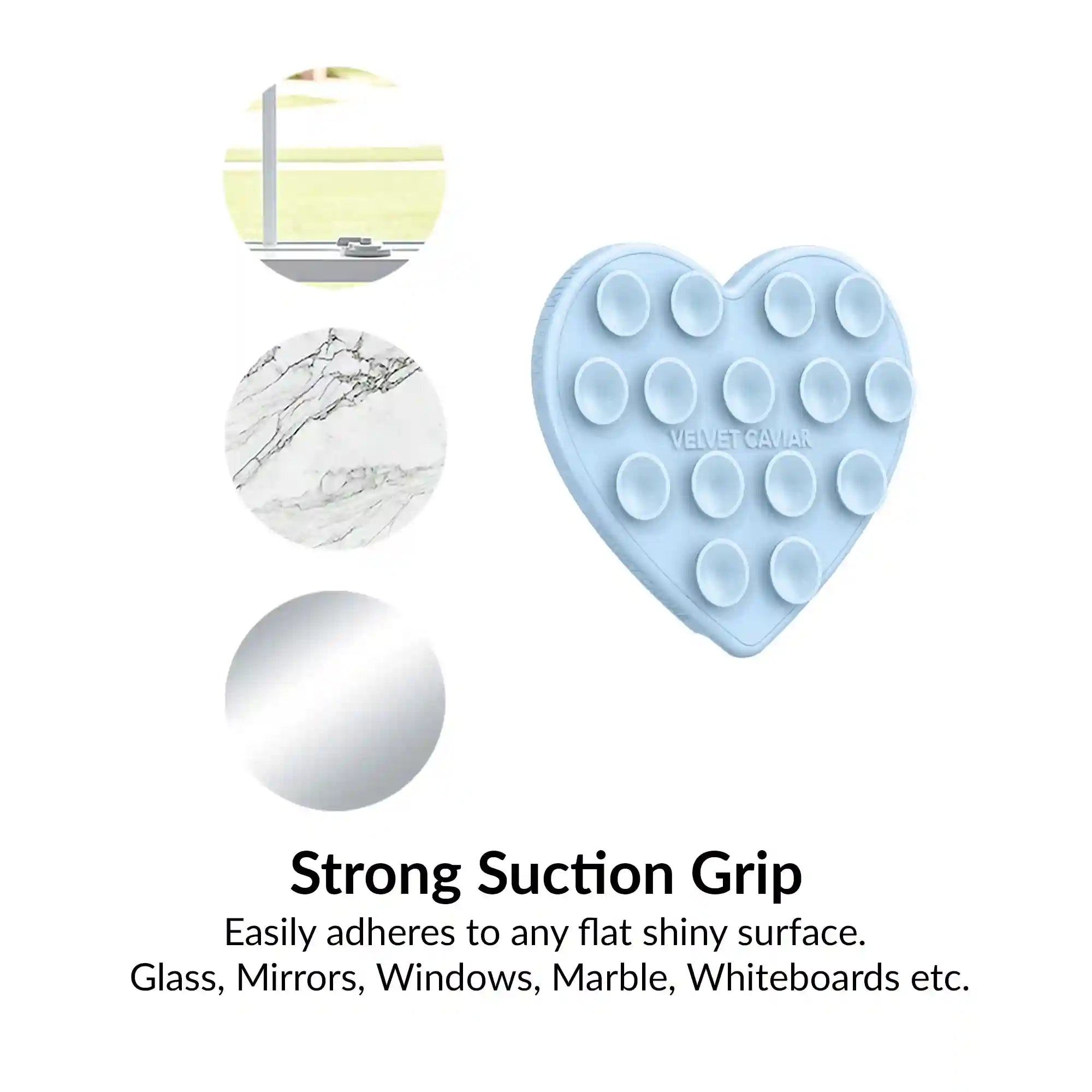 Cotton Candy Blue Heart MagSafe MightyGrip